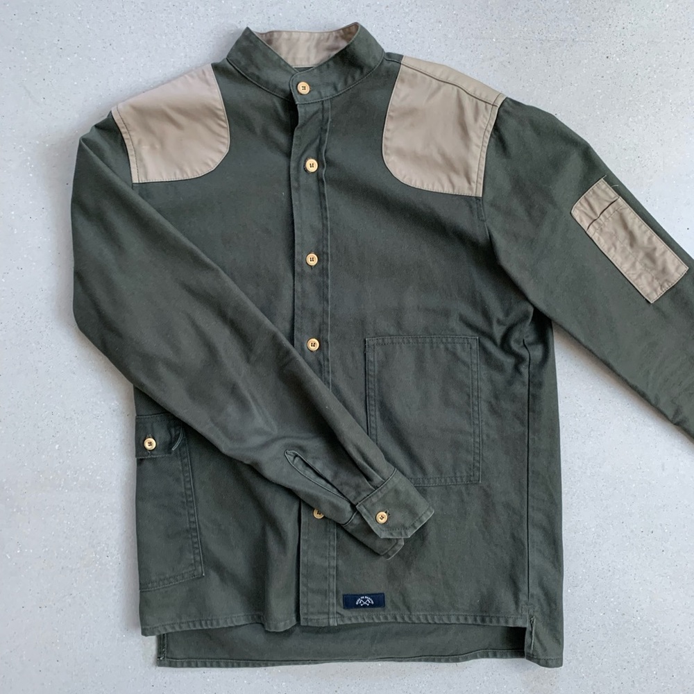 Khaki over shirt